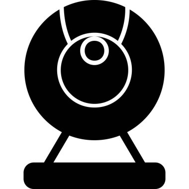 Web kamerası, basit Webcam simgesi tasarımı