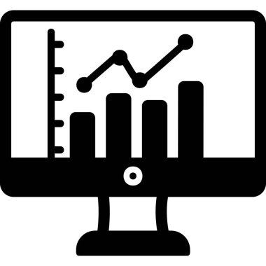 Bar Chart. web icon simple design
