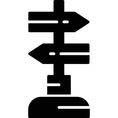 Sign Post  icon vector illustration