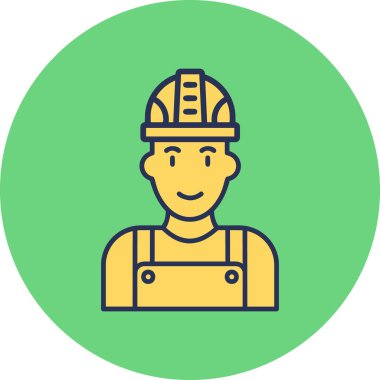 Factory Worker icon modern vector illustration
