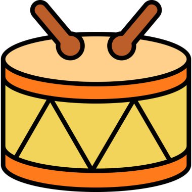 davul. Web simgesi basit tasarım  