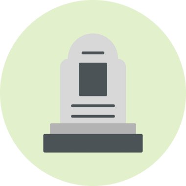 mezar. Web simgesi basit illüstrasyon