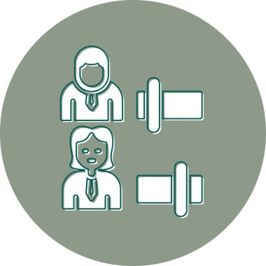 seo modern simgesinin vektör illüstrasyonu