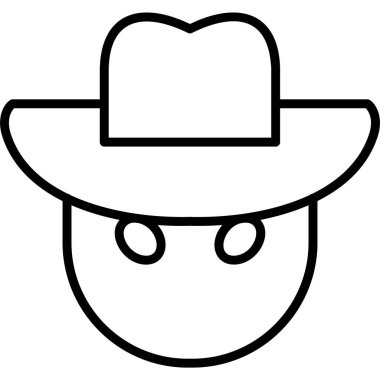 Casus modern simge vektör resimlemesi