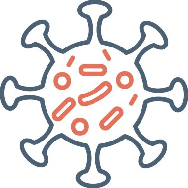 Virus icon modern vector illustration 
