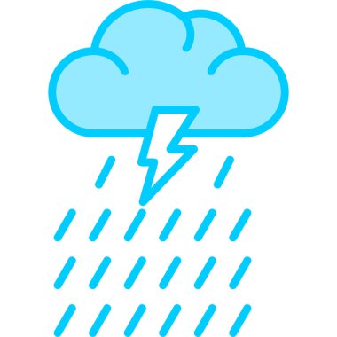 Rain modern vector icon illustration