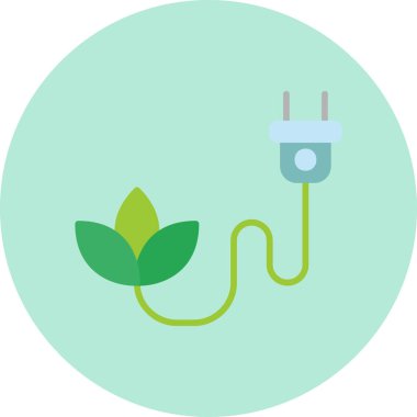 Enerji Tüketimi Basit illüstrasyon