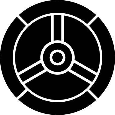 Modern simge vektör illüstrasyonunu lastikle