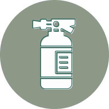 yangın söndürücü modern ikon vektör çizimi