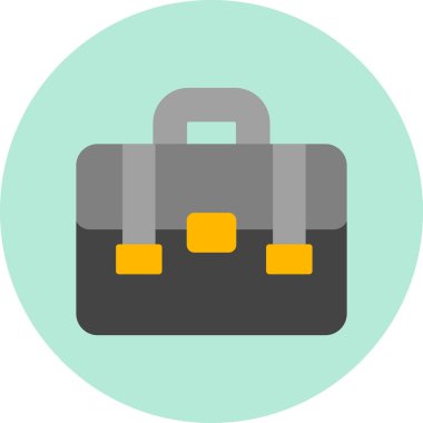 Portföy. Web simgesi basit illüstrasyon