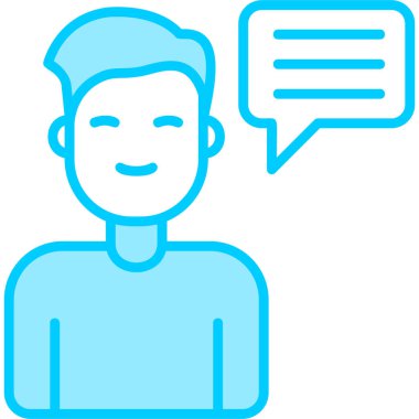 Konuşma balonu olan çocuk avatarı, Konuşma konsepti