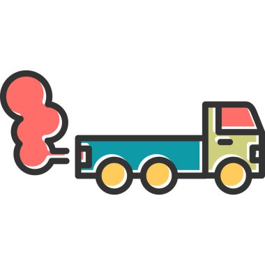 Kirlilik. Web simgesi basit tasarım