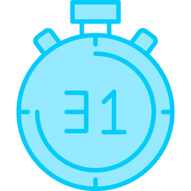 Kronometre Web simgesi basit tasarım