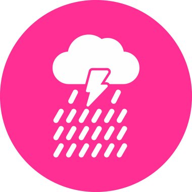Rain modern vector icon illustration