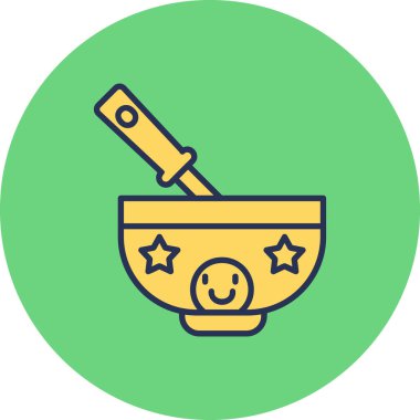 Bebek maması çizimi, simge elementi