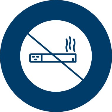 No smoking modern vector icon illustration