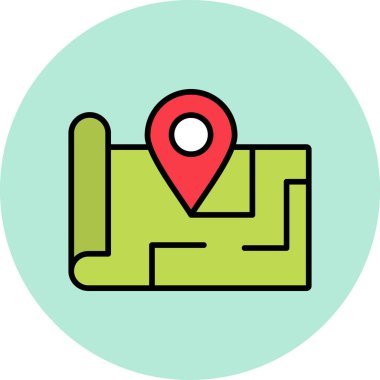 map Location pin. web icon simple illustration