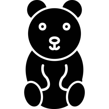 Oyuncak ayı kutsal kişilerin resmi, vektör çizim