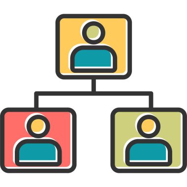 Ağ modern simgesi, vektör illüstrasyonu 