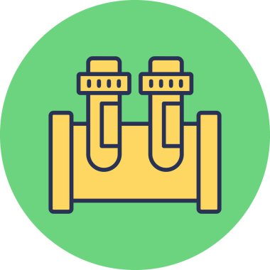 test tübü web simgesi basit tasarım