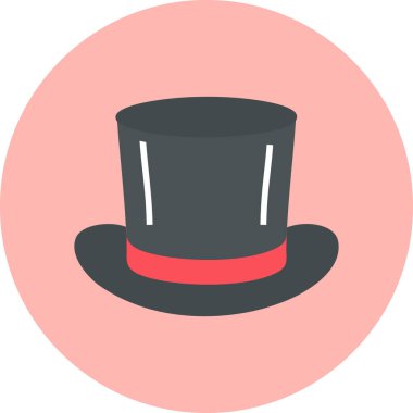 Sihirli şapka. Basit illüstrasyon