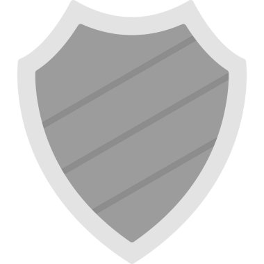 kalkan ikon vektör illüstrasyonu