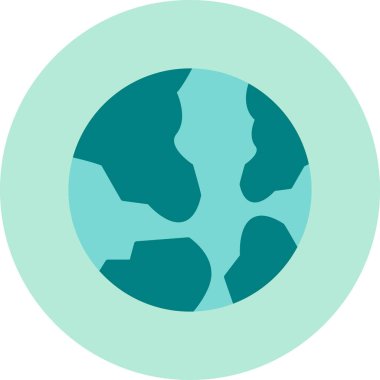 Dünya simgesinin vektör illüstrasyonu