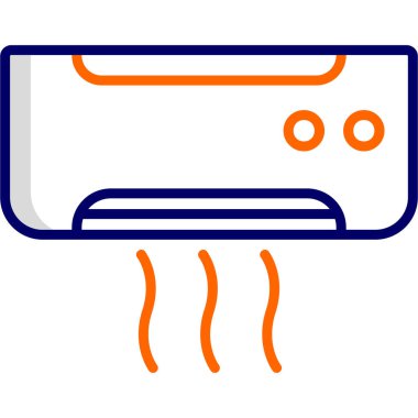 Klima. Web simgesi vektör illüstrasyonu