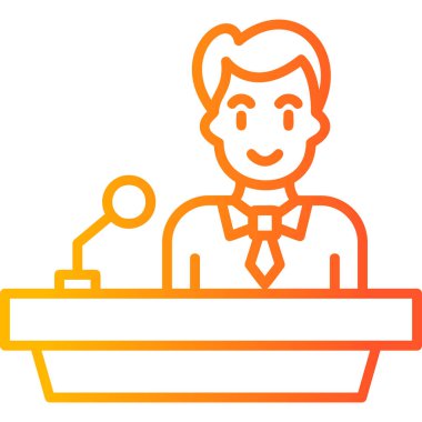 Nutuk. Web simgesi basit illüstrasyon