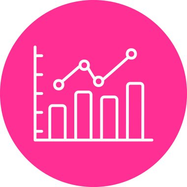 bar chart. simple web illustration