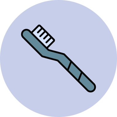 toothbrush icon. simple illustration for web