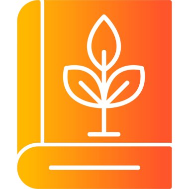 Kitap simgesi, modern tasarım illüstrasyonu