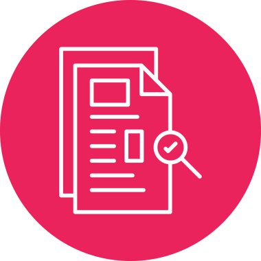 Ara. Web simgesi basit illüstrasyon 