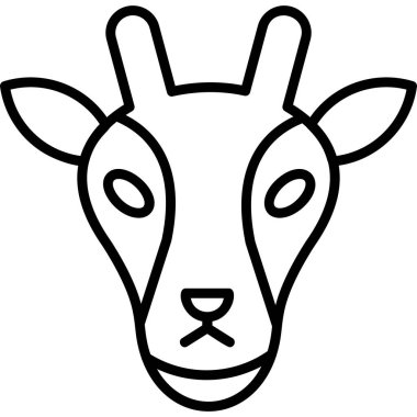 Tavşan. Web simgesi basit illüstrasyon