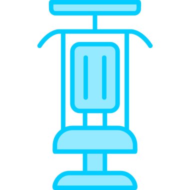 Spor makinesi modern simge, vektör illüstrasyonu