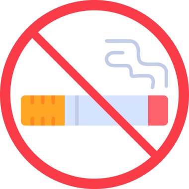 No smoking modern vector icon illustration