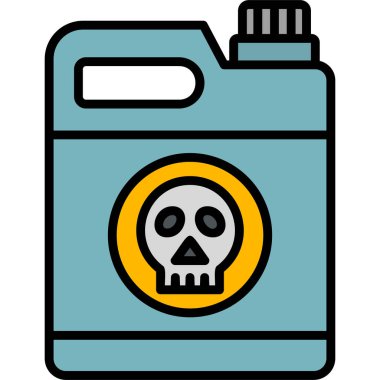 toksik ikon vektör illüstrasyonu