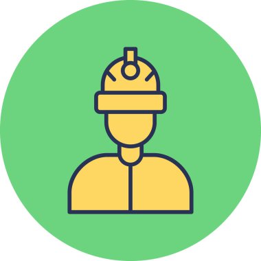 Worker icon modern vector illustration