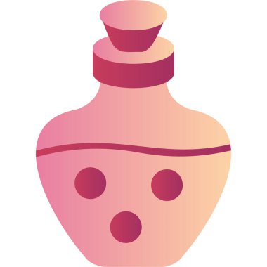 İksir web simgesi vektör illüstrasyonu