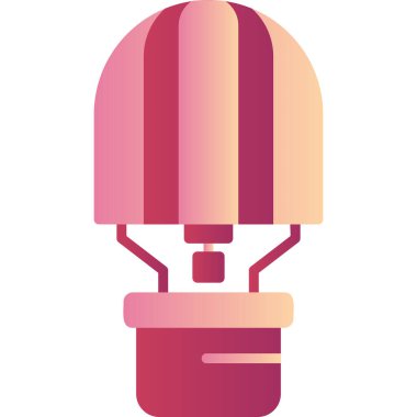 sıcak hava balonu simgesi, web illüstrasyon tasarımı