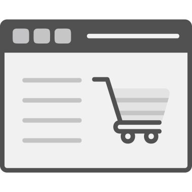 vector illustration of abstract website