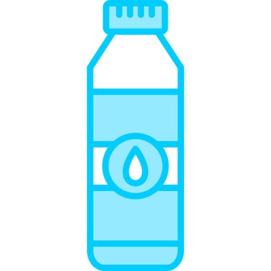 water bottle, web icon simple illustration