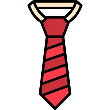 Kravat. Web simgesi basit tasarım