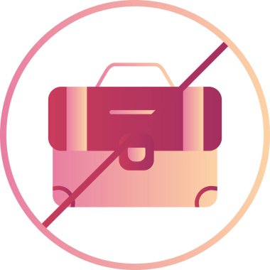 İşsizlik simgesi vektör illüstrasyonu