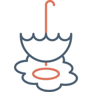 Umbrella icon modern vector illustration