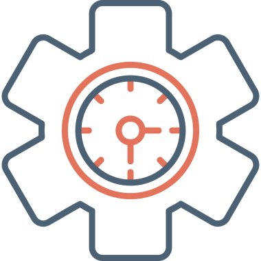 Teçhizat Web simgesi basit illüstrasyon