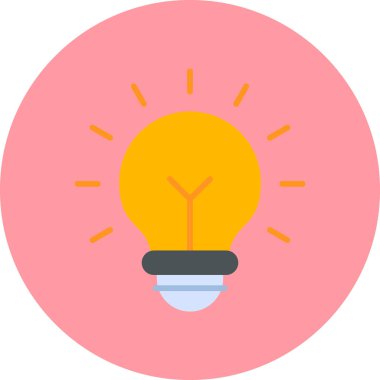 Fikir modern simgesi, vektör illüstrasyonu