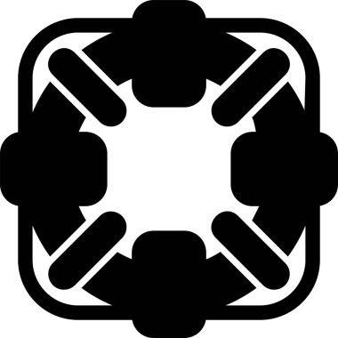 Virüs. Web simgesi basit tasarım