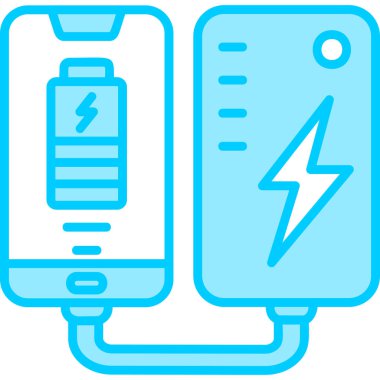 Cep telefonu için taşınabilir pil, akıllı telefon şarj ediliyor 