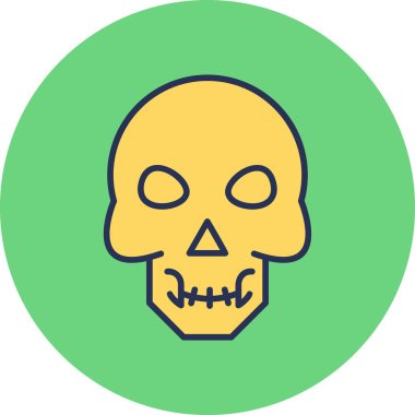 kurukafa, web basit simge illüstrasyonu